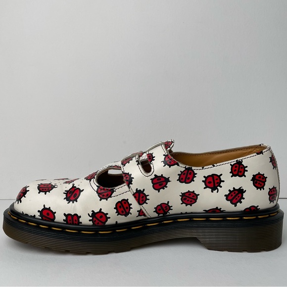 Vintage Dr. Martens Lady Bug England 8065 Leather Double Strap Mary Janes UK 7 - Picture 4 of 15